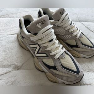 $160 New Balance 9060 Navy Gray Cream Casual Lifestyle Shoes 11